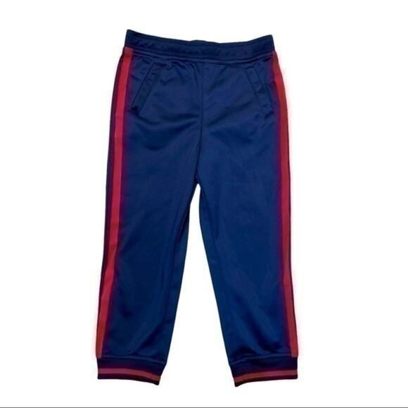 Dip Striped Joggers Size 4T Athletic Sweatpants Unisex navy red stripes - Picture 1 of 7